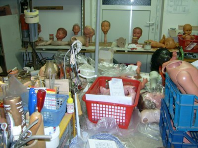 Puppenklinik-Wartezimmer